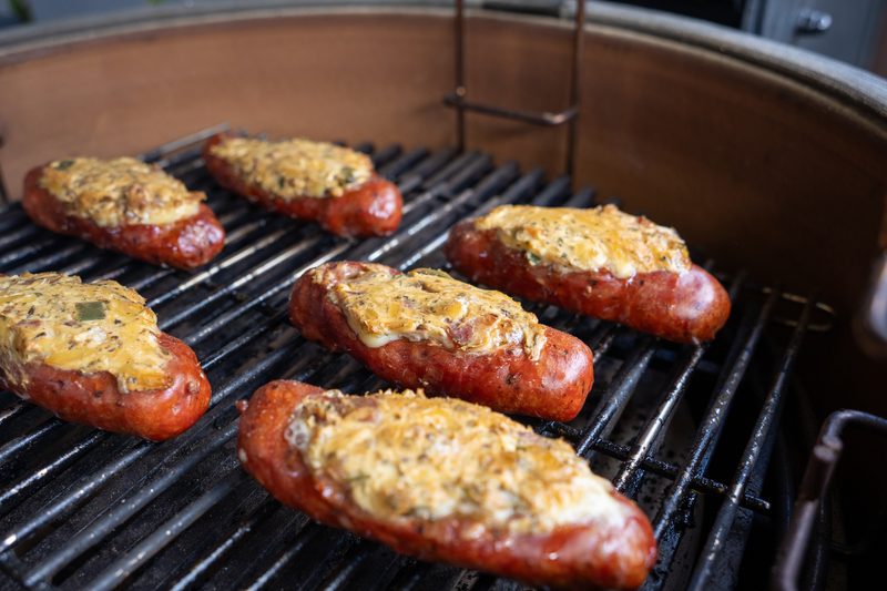 Jalapeño Popper Sausage Boats