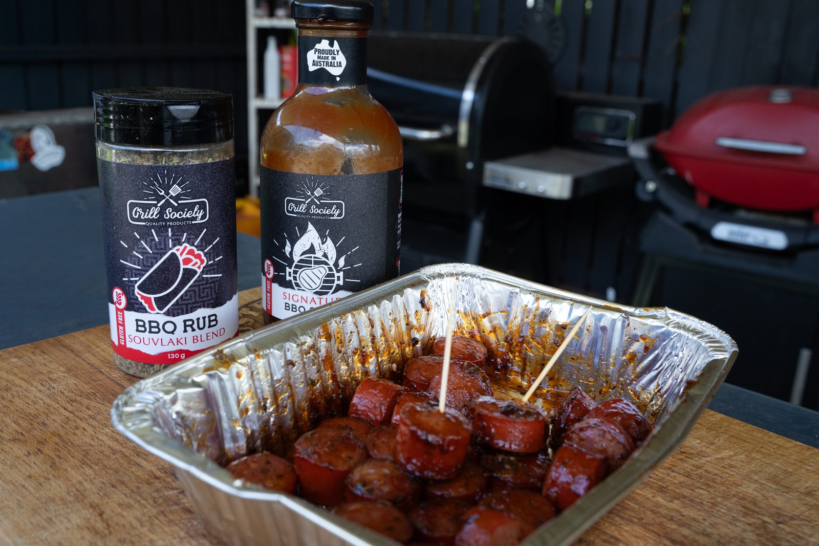 Hot Honey Kabana Bites